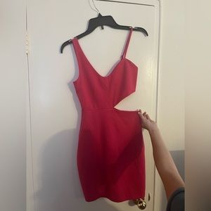 Lambert Mini Dress in Hot Pink - hours- Revolve Size S